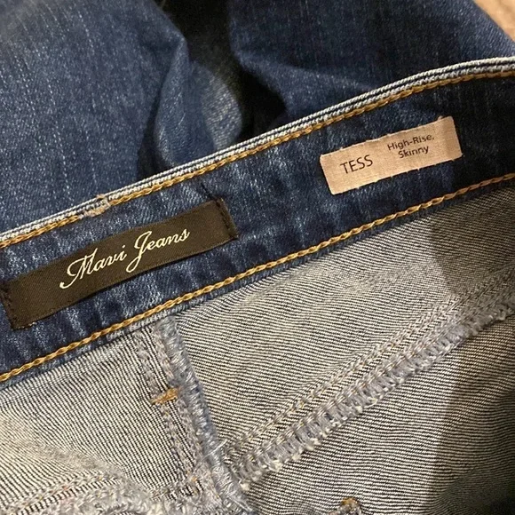 MAVI TESS HIGH RISE SKINNY NAVY JEANS . Size 25 / 27 - Picture 4 of 11